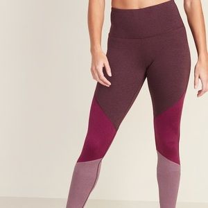 Old Navy Tri-Color Colorblocked Leggings